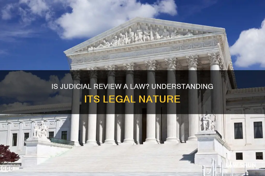 is judicial review a law