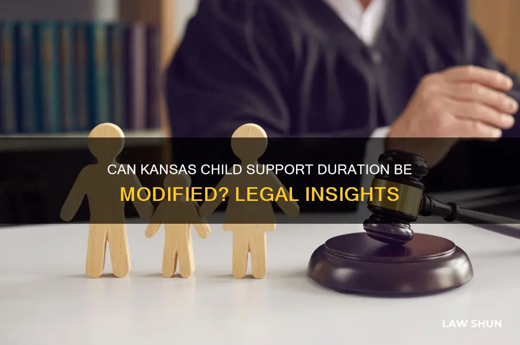 is kansas law regarding duration of child support modifiable