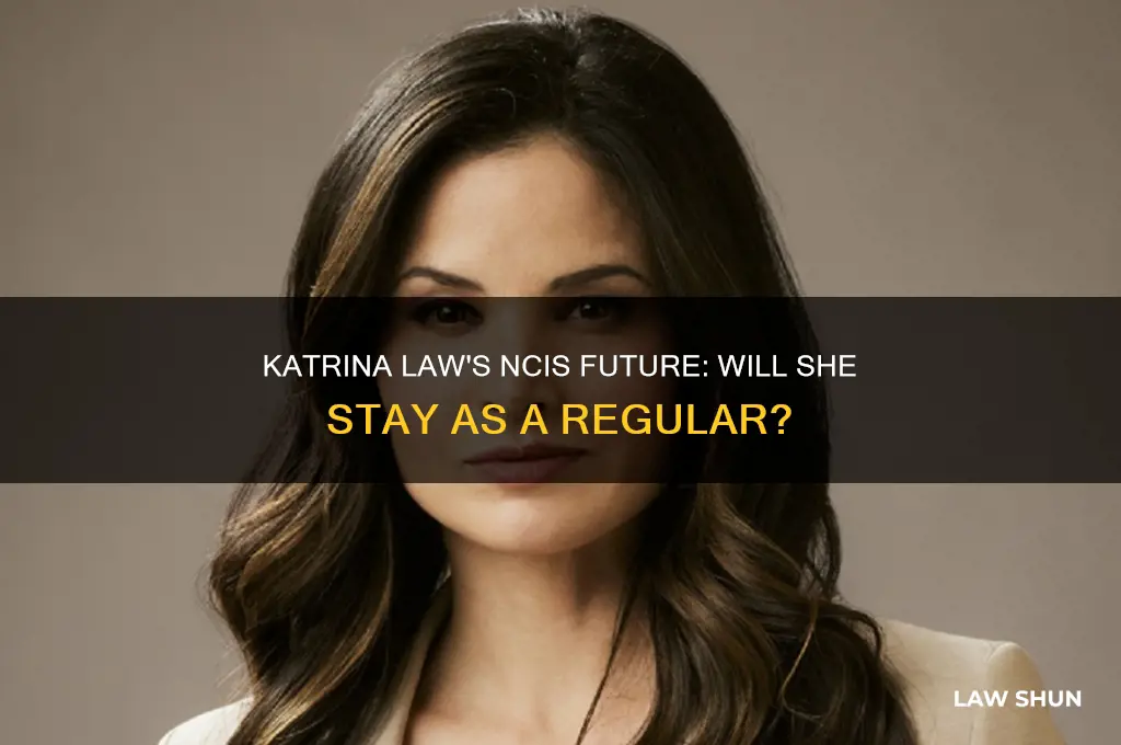 is katrina law going to be a regular on ncis