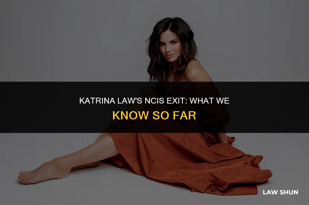 is katrina law really leaving ncis