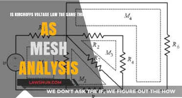 Kirchhoff's Voltage Law vs. Mesh Analysis: Understanding Circuit Analysis Techniques