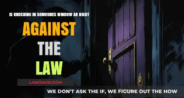 Is Late-Night Window Knocking Illegal? Understanding the Legal Boundaries