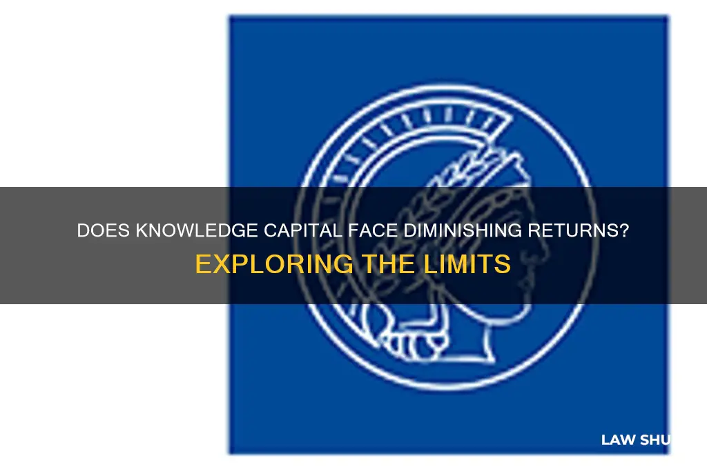 is knowledge capital subject to the law of diminishing returns
