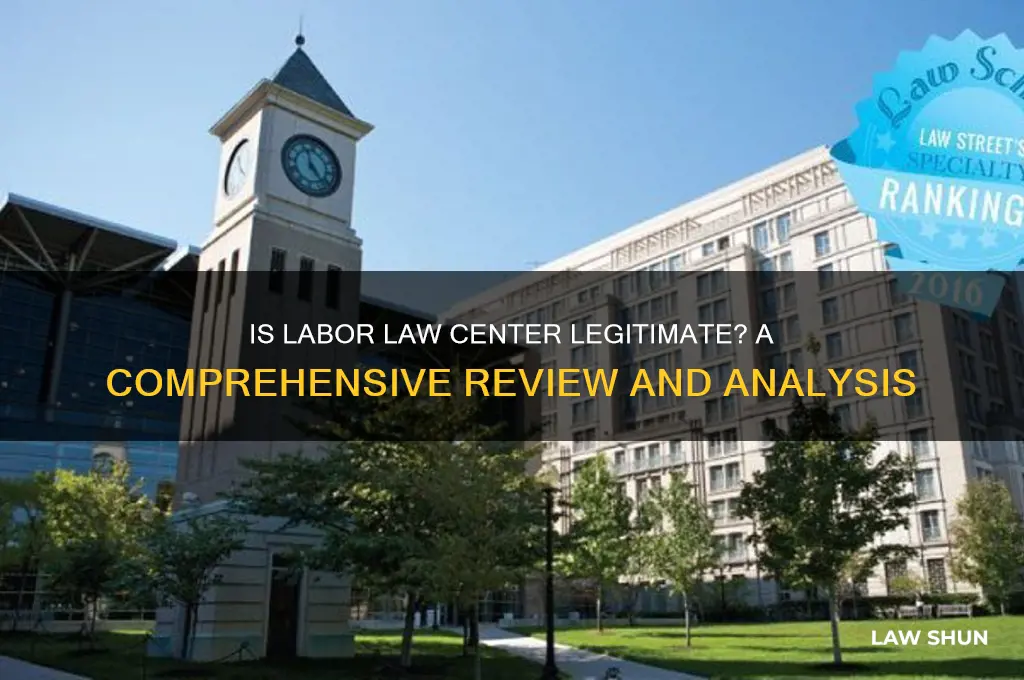 is labor law center legit