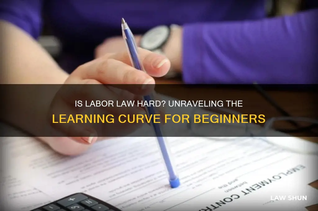 is labor law difficult to learn