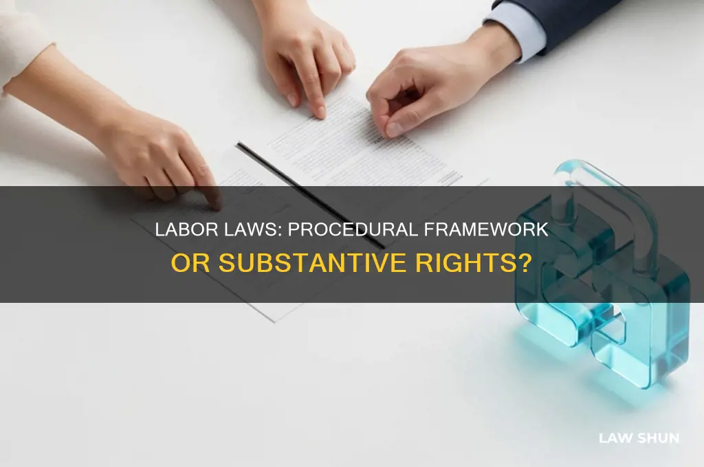 is labor laws procedural or substantive