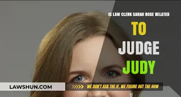 Is Law Clerk Sarah Rose Related to Judge Judy?