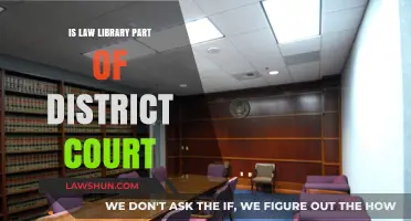 Is the Law Library Part of the District Court?