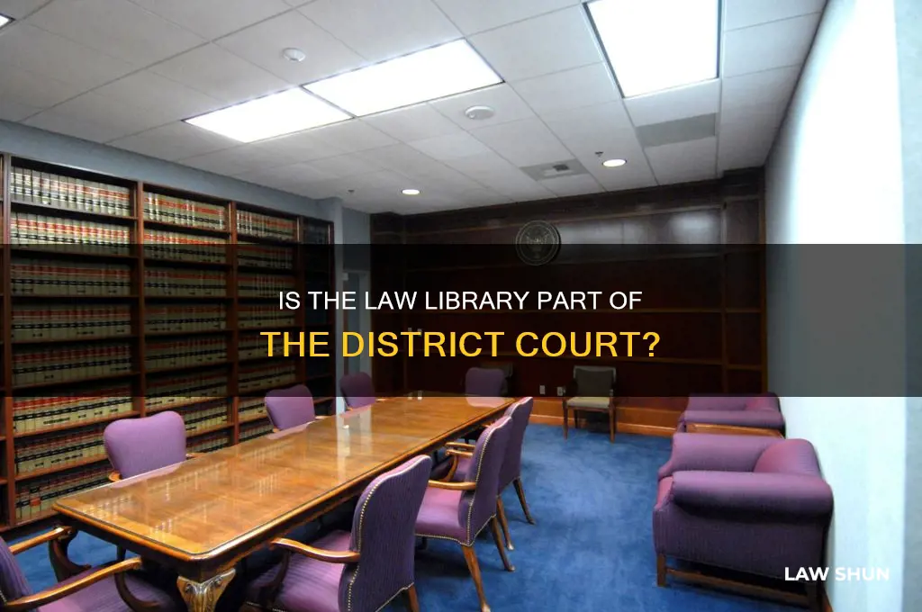 is law library part of district court