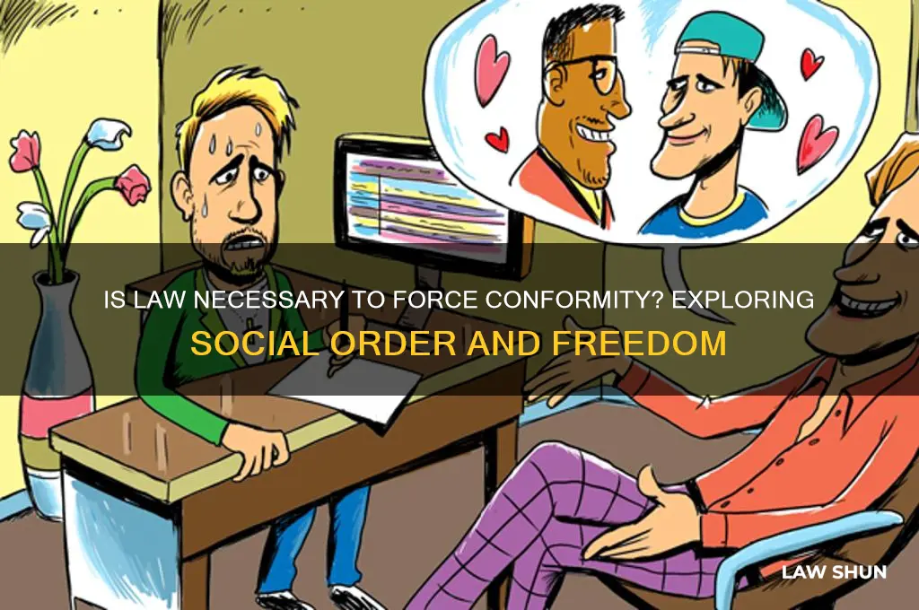 is law necessary to force people to conform