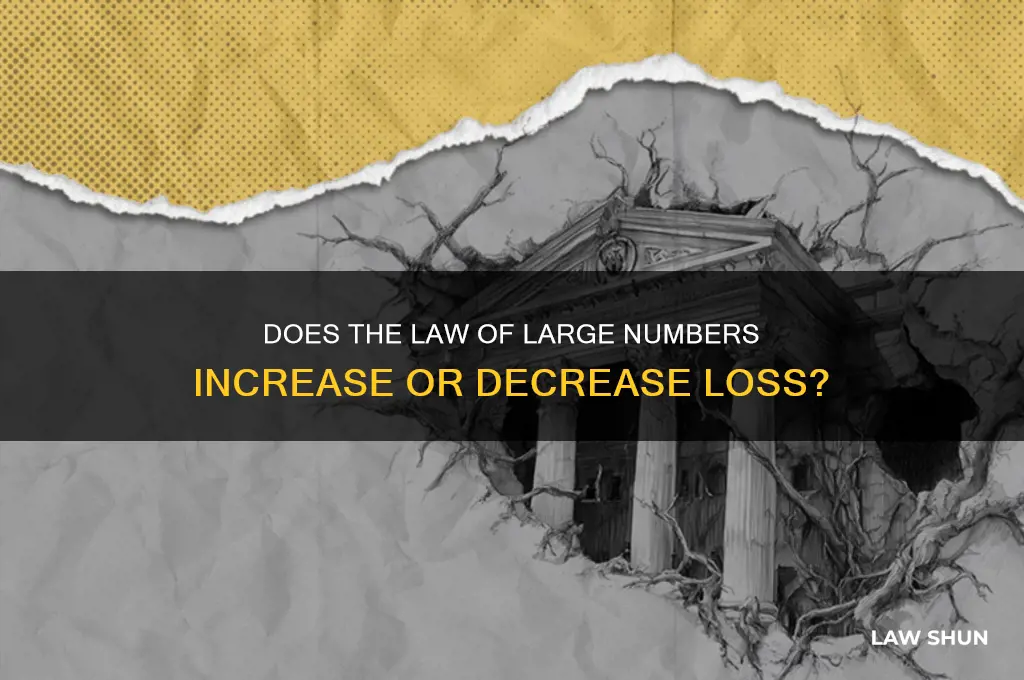 is law of large numbers increase loss or decrease loss