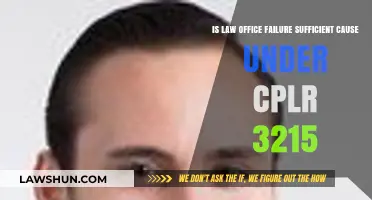 Is Law Office Failure a Valid CPLR 3215 Excuse?