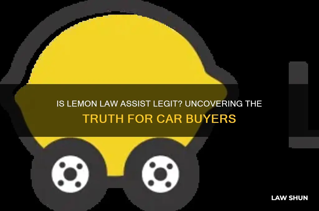 is lemon law assist legit