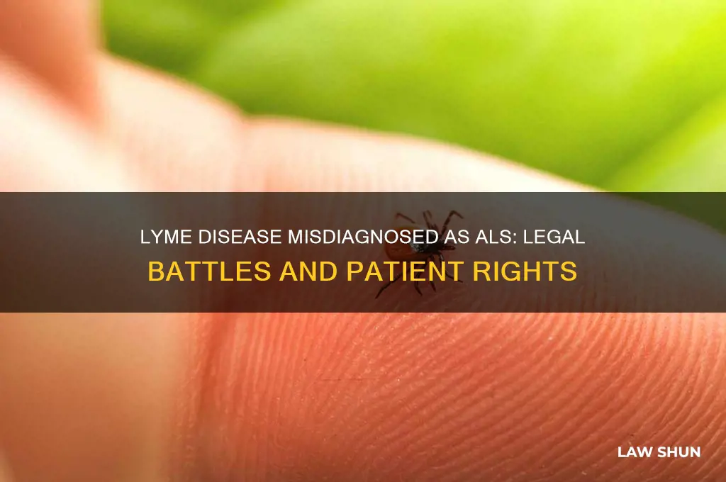 is lyme disease often misdiagnosed for als law suit