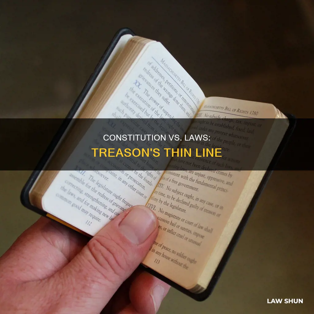is making laws against the constitution treason