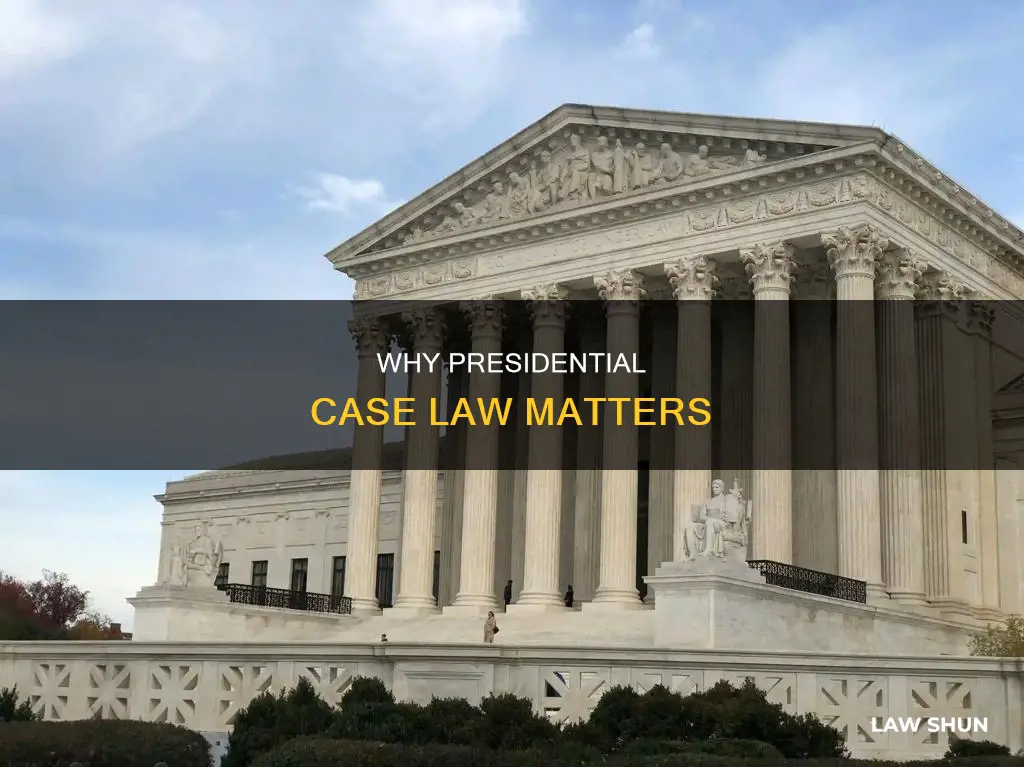 is making precidential case law important