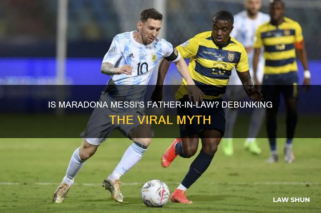 is maradona messi