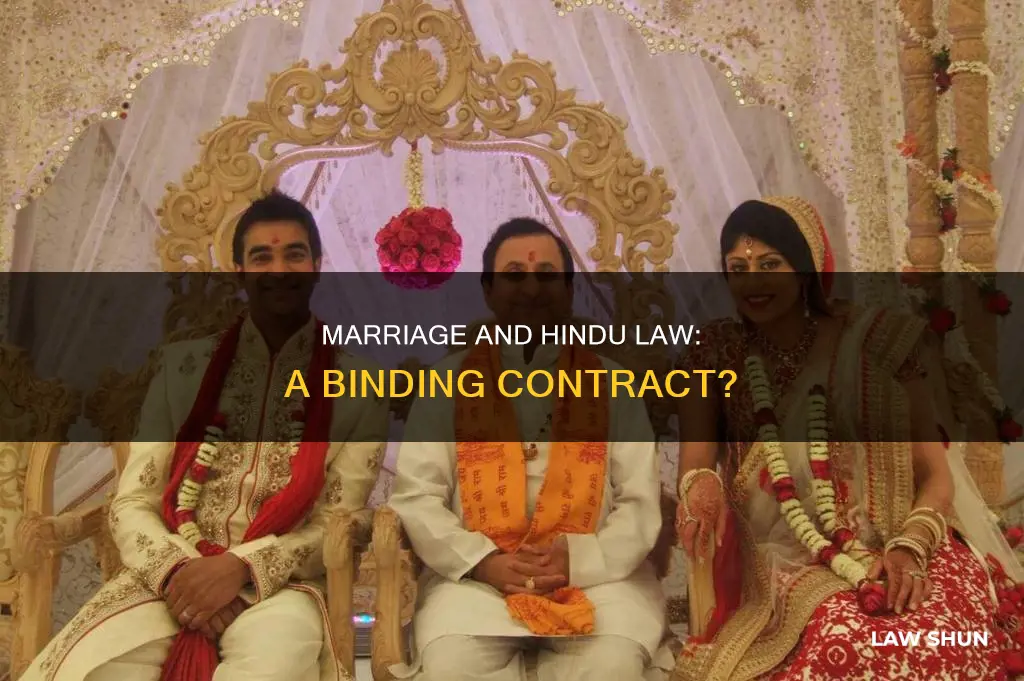 is marriage a contract under hindu law
