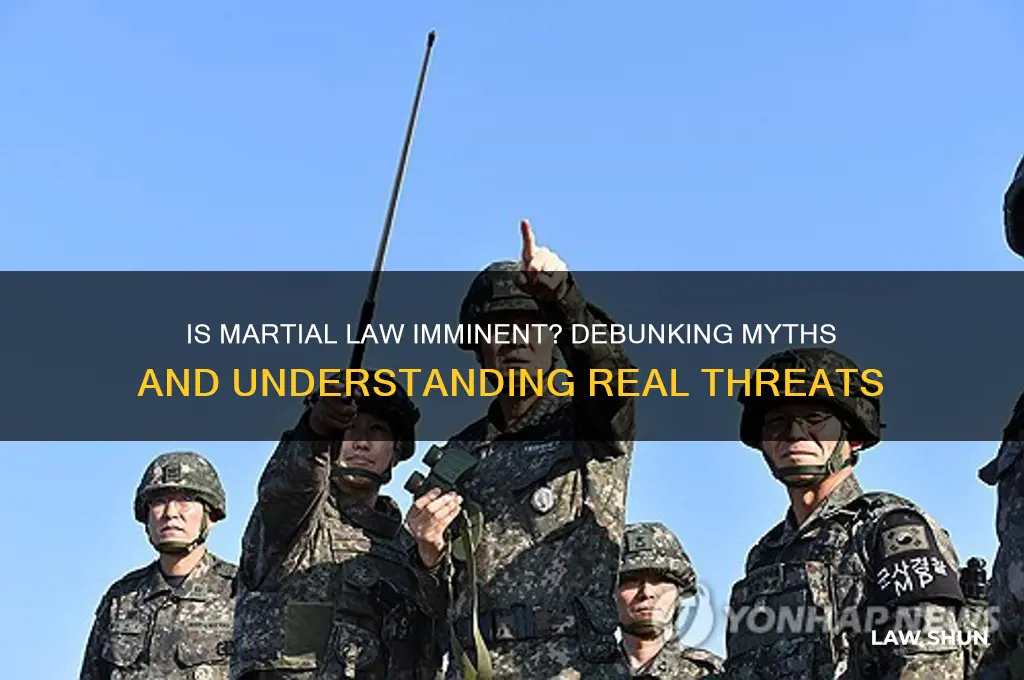 is marshal law happening