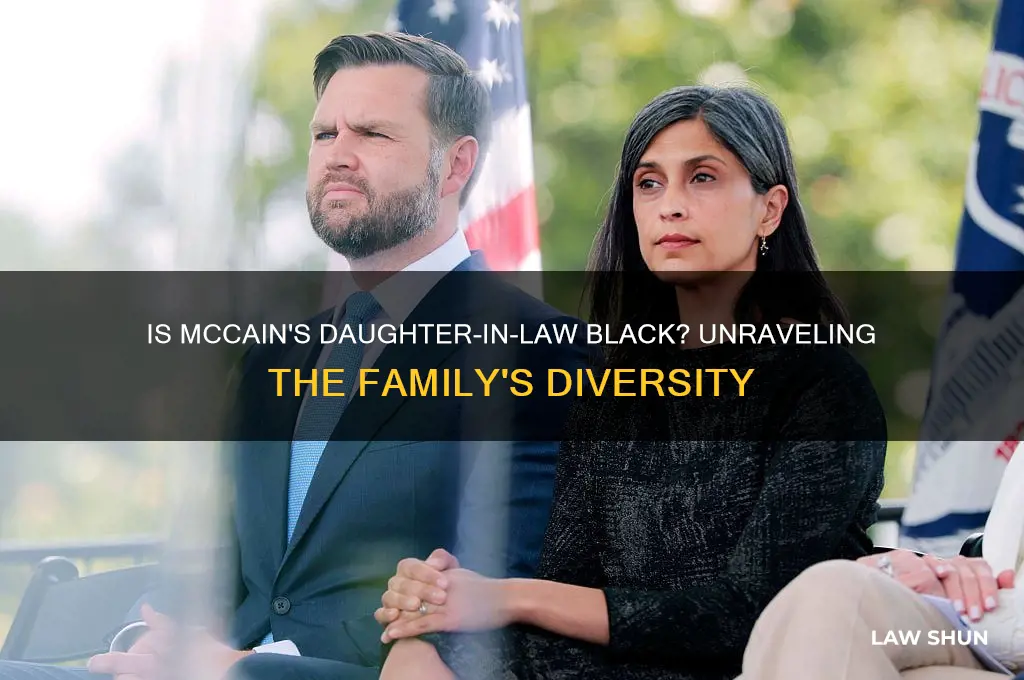 is mccain daughter in law black