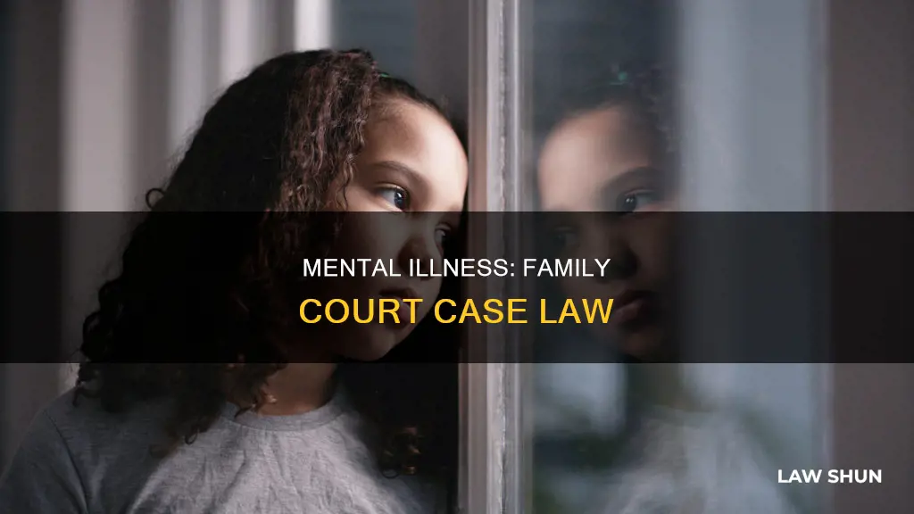 is mental illness and family court case law