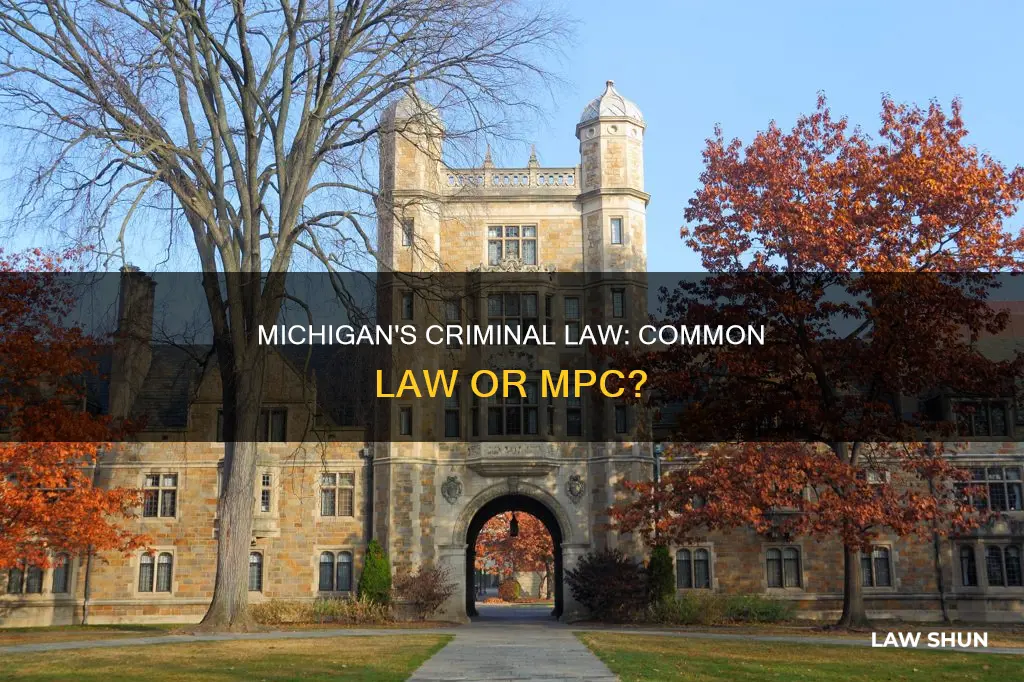 is michigan common law or mpc