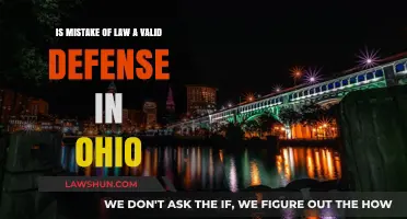 Mistake of Law Defense in Ohio: Validity and Legal Implications