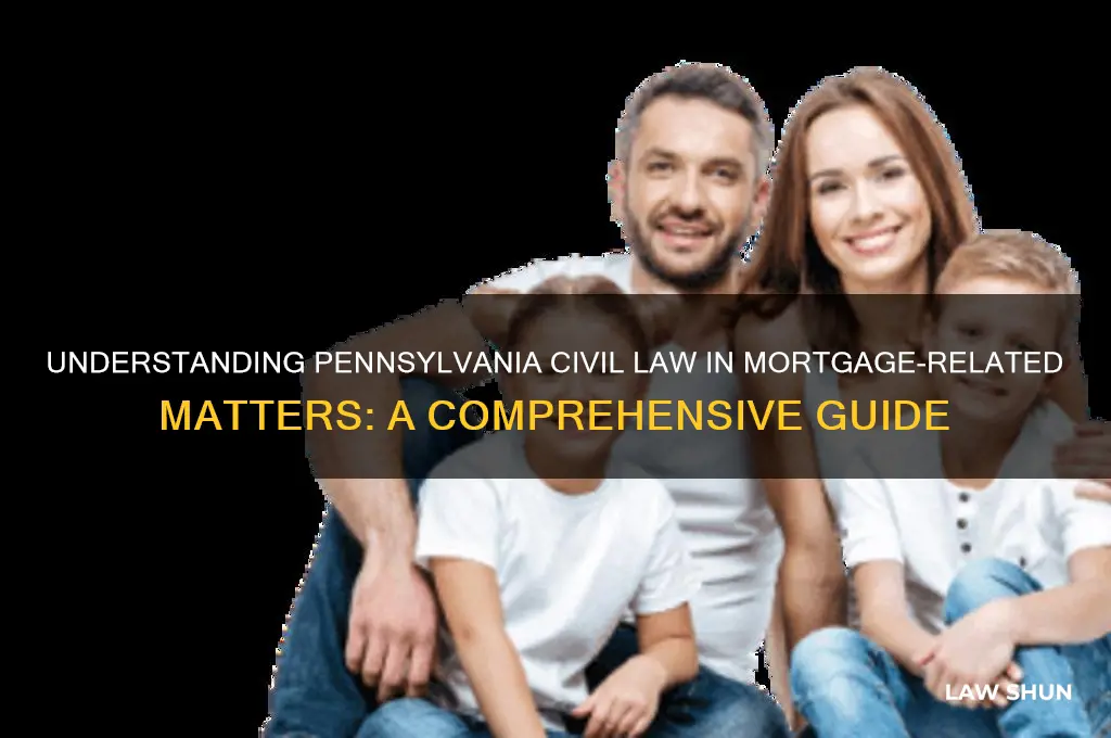 is mortgage related matters pa civil law