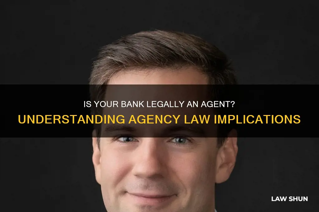 is my bank an agent for purposes of agency law