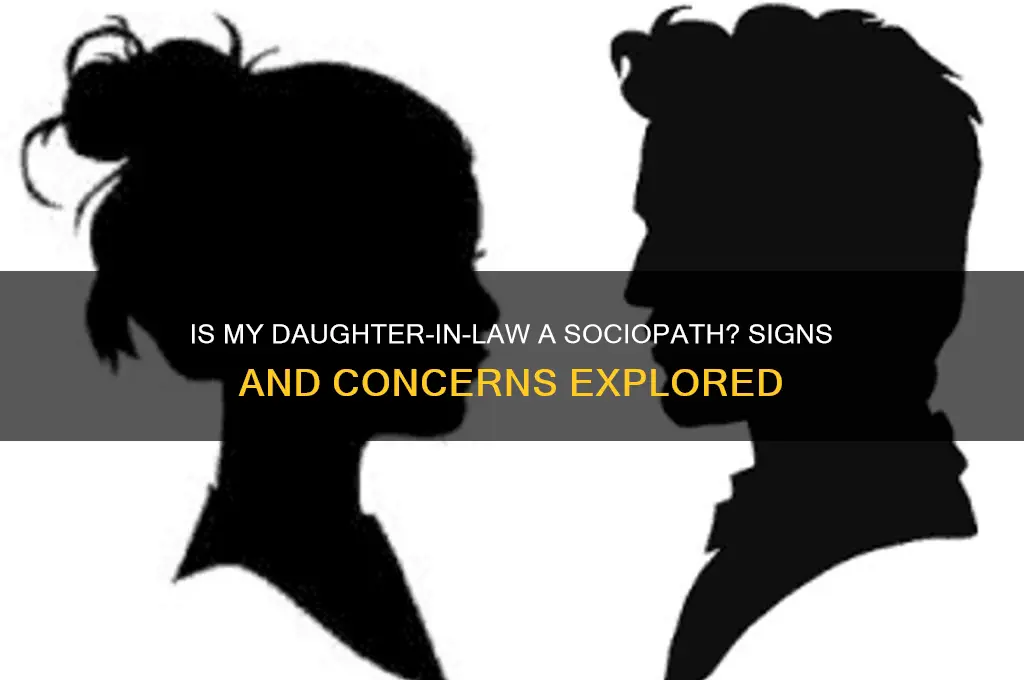is my daughter in law a sociopath