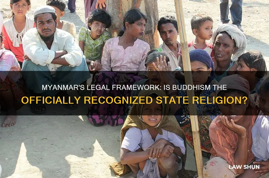is myanmar a buddhist country by law