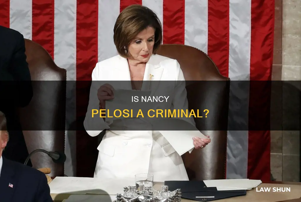 is nancy pelosi breaking the law