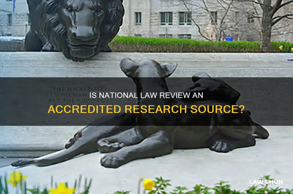 is national law review an accreditted research cite