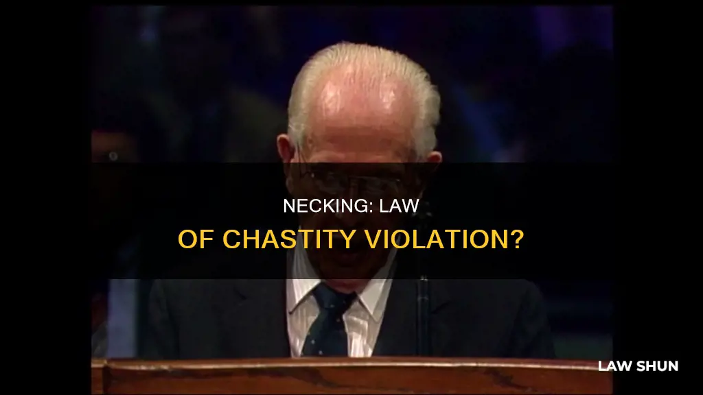 is necking breaking the law of chastity