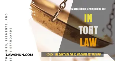 Is Negligence a Wrongful Act in Tort Law? Exploring Legal Implications