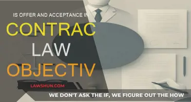 Understanding Objective Offer and Acceptance in Contract Law