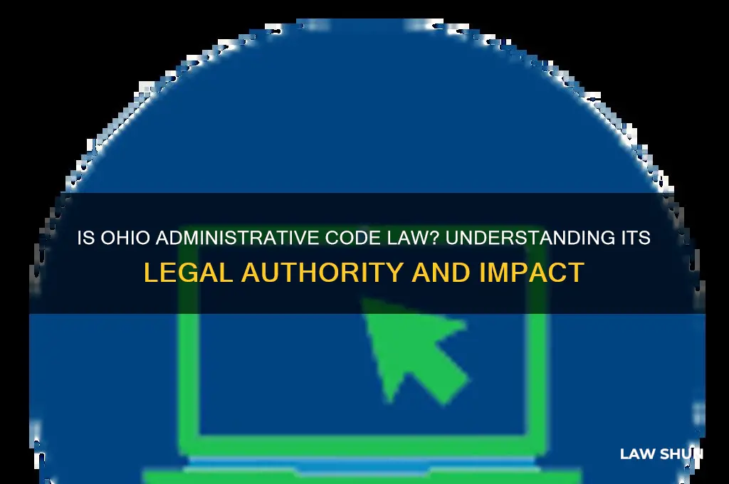 is ohio administrative code law