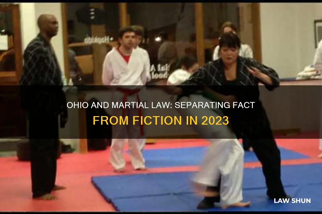 is ohio going into marshall law