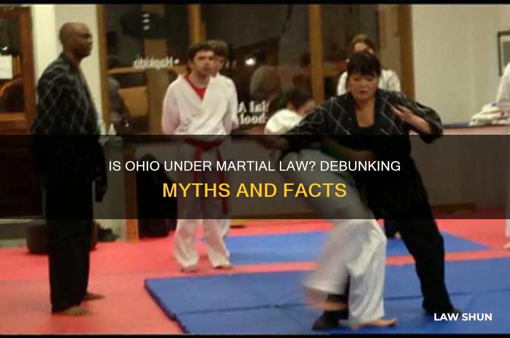 is ohio under marshal law