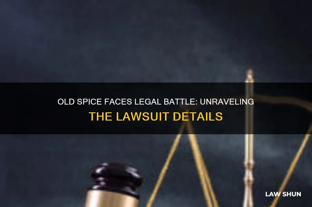 is old spice in a law suit