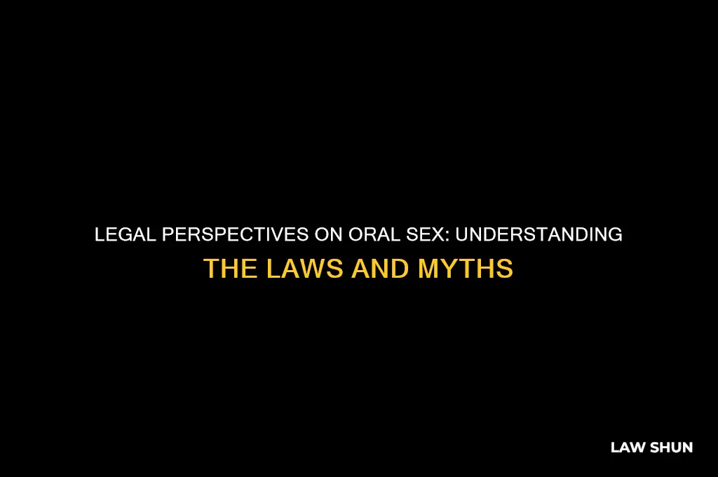 is oral sex against the law