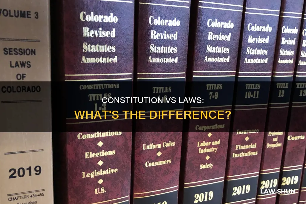 is our constitution a set of our laws