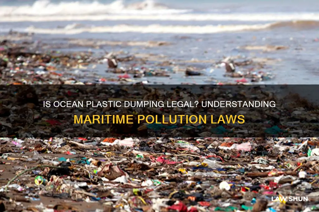 is plastic allowed to be dumped into the ocean law