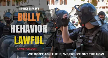 Is Police Officer Bullying Lawful? Analyzing Legal Boundaries and Accountability