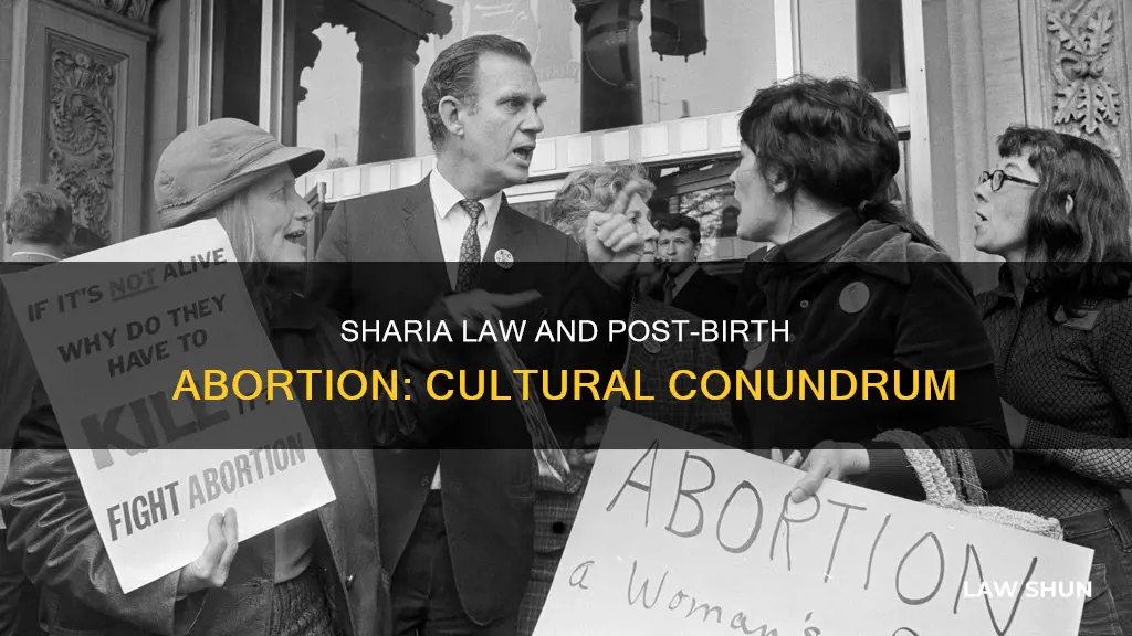 is post-birth abortion allowed in cultures governed by sharia law