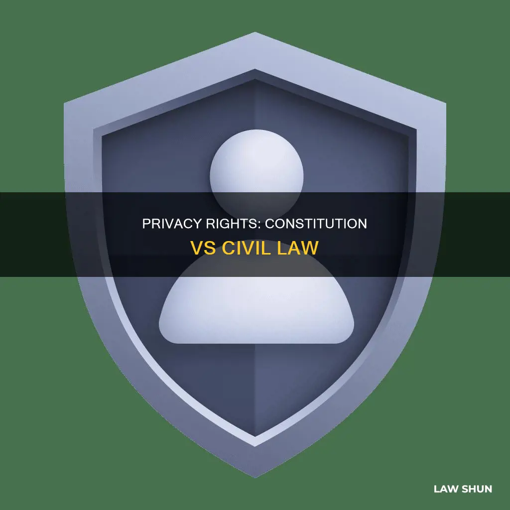 is privacy a right in constitution or civil law