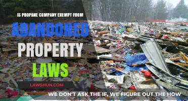 Are Propane Companies Exempt from Abandoned Property Laws?