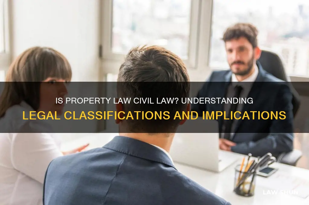 is property law civil law