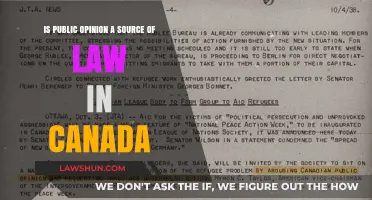 Public Opinion: Canada's Law Influencer?