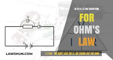Is R = 5 and I = 3 a Valid Ohm's Law Equation?